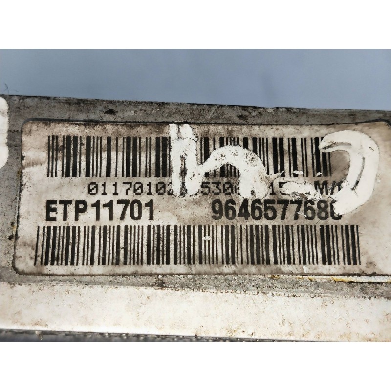 Recambio de radiador agua para citroen c4 berlina 1.6 16v hdi referencia OEM IAM 9646577680  