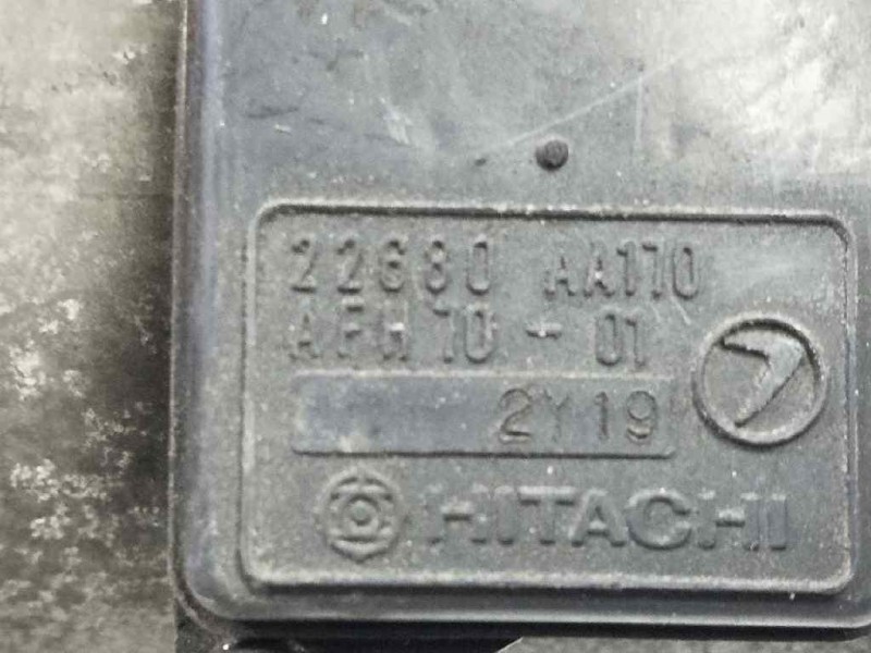 Recambio de caudalimetro para subaru impreza g10 (gfc) 1.8 cat referencia OEM IAM AFH7001 22680AA170 HITACHI Recambio de caudalimetro para subaru impreza g10 (gfc) 1.8 cat referencia OEM IAM AFH7001 22680AA170 HITACHI