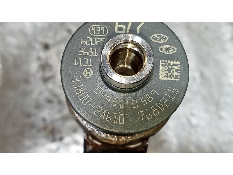 Recambio de inyector para kia sportage business 2wd referencia OEM IAM 0445110589 338002A610 