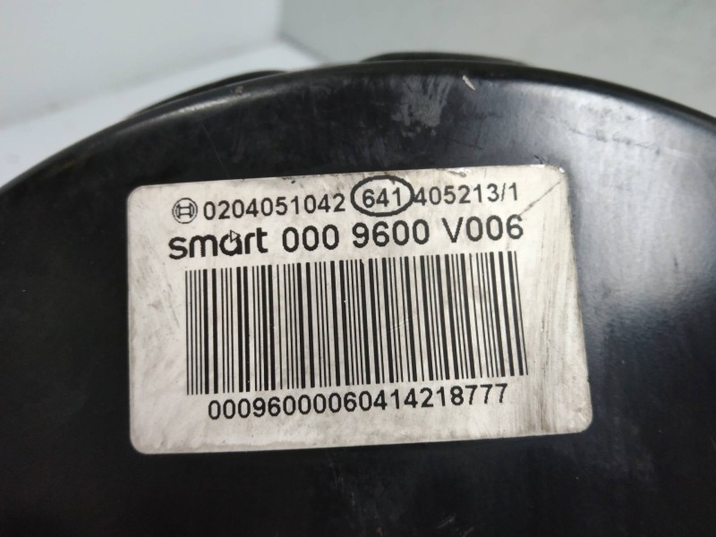 Recambio de servofreno para smart roadster 0.7 turbo cat referencia OEM IAM 009600V006 641405213 