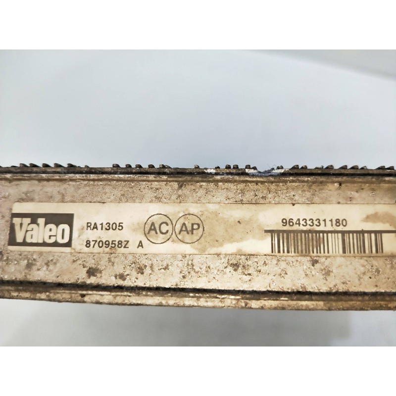 Recambio de radiador agua para citroen xsara berlina 1.9 d sx referencia OEM IAM 9643331180 870958Z  Recambio de radiador agua para citroen xsara berlina 1.9 d sx referencia OEM IAM 9643331180 870958Z