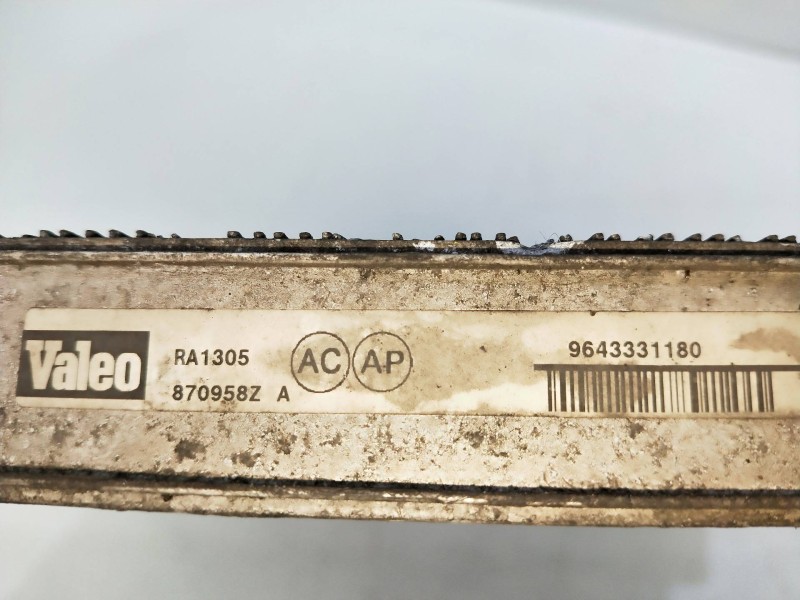 Recambio de radiador agua para citroen xsara berlina 1.9 d sx referencia OEM IAM 9643331180 870958Z 