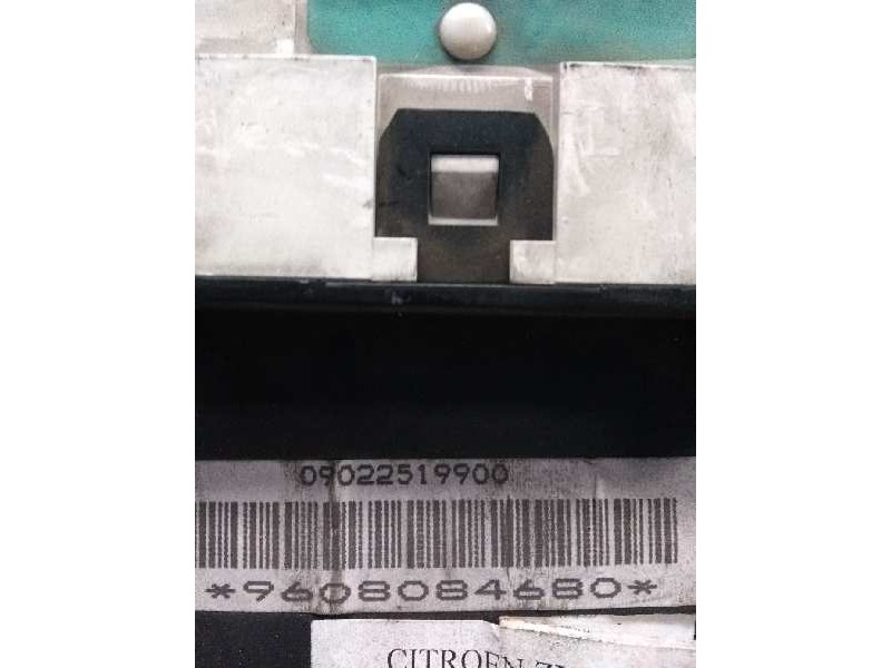 Recambio de cuadro instrumentos para citroen zx 1.6 referencia OEM IAM 9608084680 09022519900 