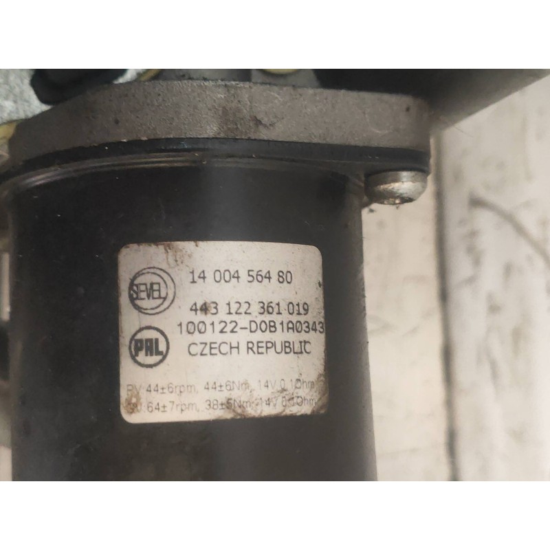 Recambio de motor limpia delantero para fiat scudo combi (272) l1h1 120 multijet (5 pl.) referencia OEM IAM 1400456480 443122361