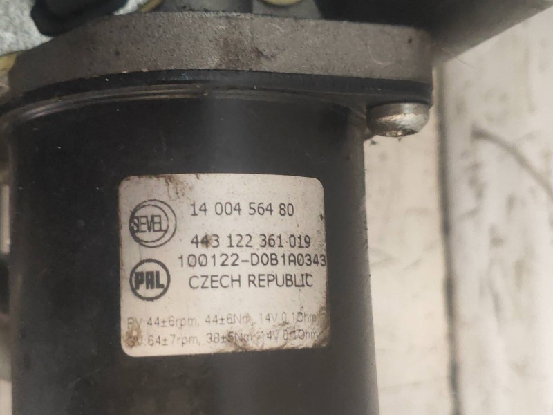 Recambio de motor limpia delantero para fiat scudo combi (272) l1h1 120 multijet (5 pl.) referencia OEM IAM 1400456480 443122361