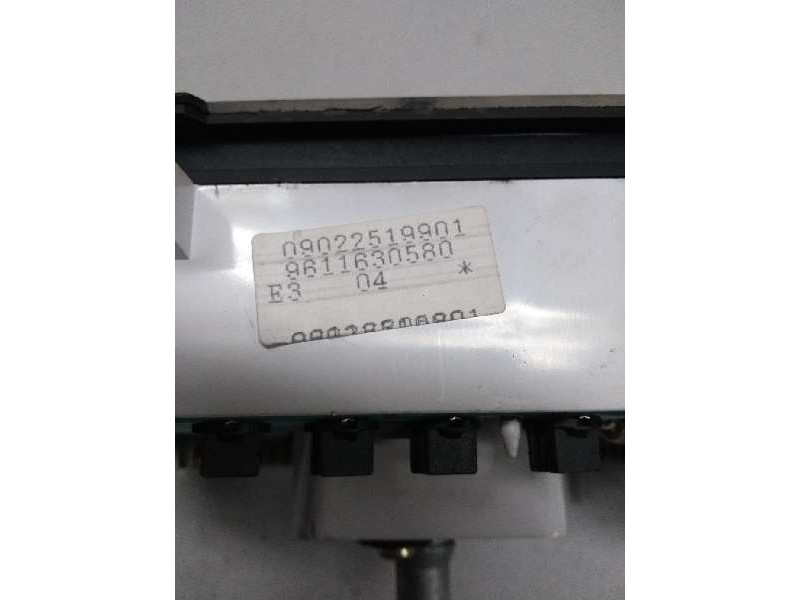 Recambio de cuadro instrumentos para citroen zx 1.4 referencia OEM IAM 9611630580 09022519901 
