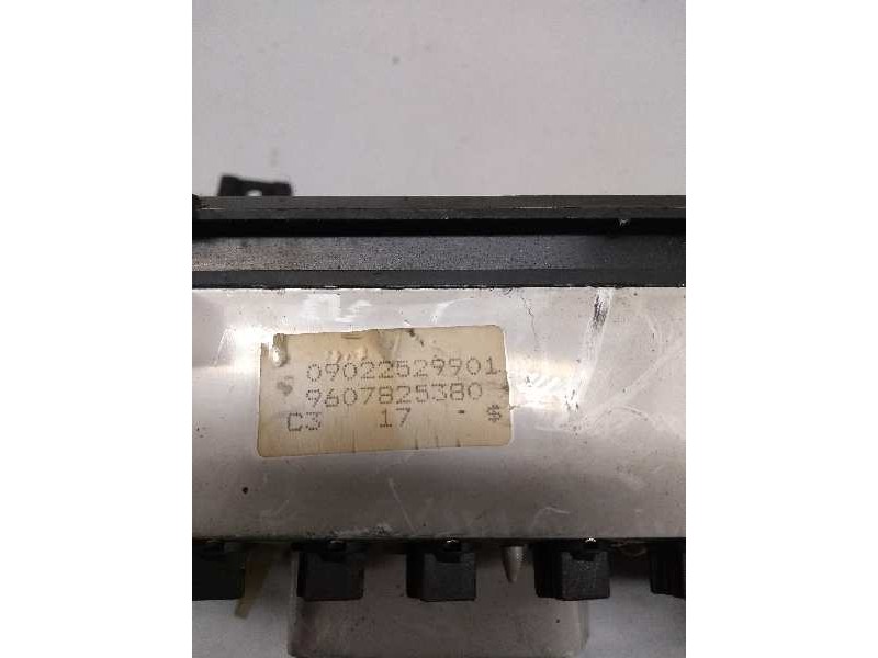 Recambio de cuadro instrumentos para citroen zx 1.9 turbodiesel referencia OEM IAM 9607825380 09022529901 