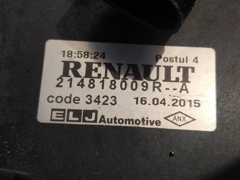 Recambio de electroventilador para renault clio iv business referencia OEM IAM 214818009RA  