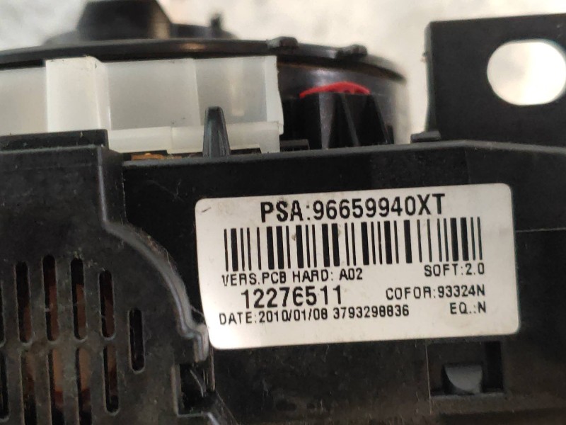 Recambio de mando luces para fiat scudo combi (272) l1h1 120 multijet (5 pl.) referencia OEM IAM 96659940XT 12276511 