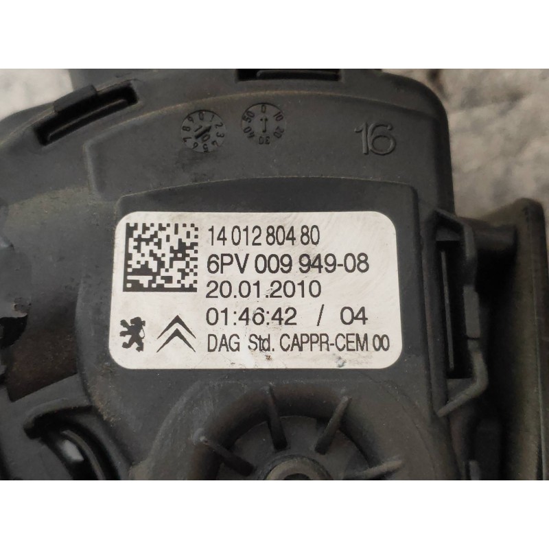 Recambio de potenciometro pedal para fiat scudo combi (272) l1h1 120 multijet (5 pl.) referencia OEM IAM 1401280480 6PV00994908 