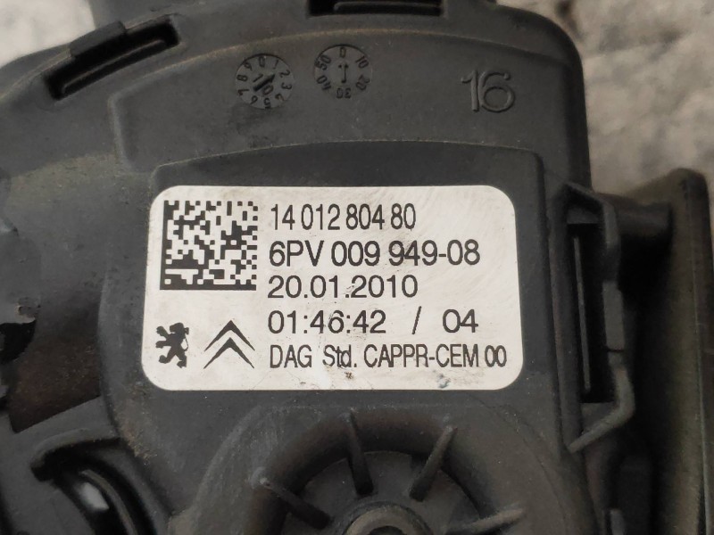 Recambio de potenciometro pedal para fiat scudo combi (272) l1h1 120 multijet (5 pl.) referencia OEM IAM 1401280480 6PV00994908 