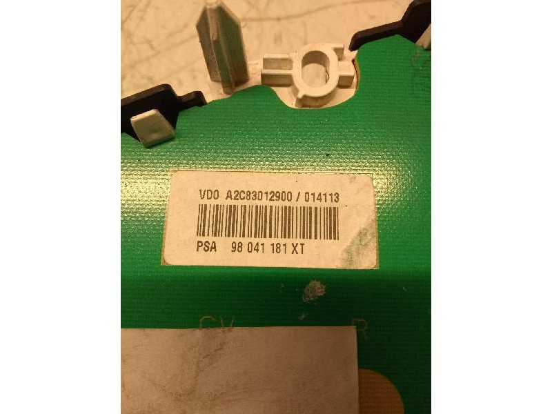 Recambio de cuadro instrumentos para citroen c3 collection referencia OEM IAM A2C83012900 98041181XT 