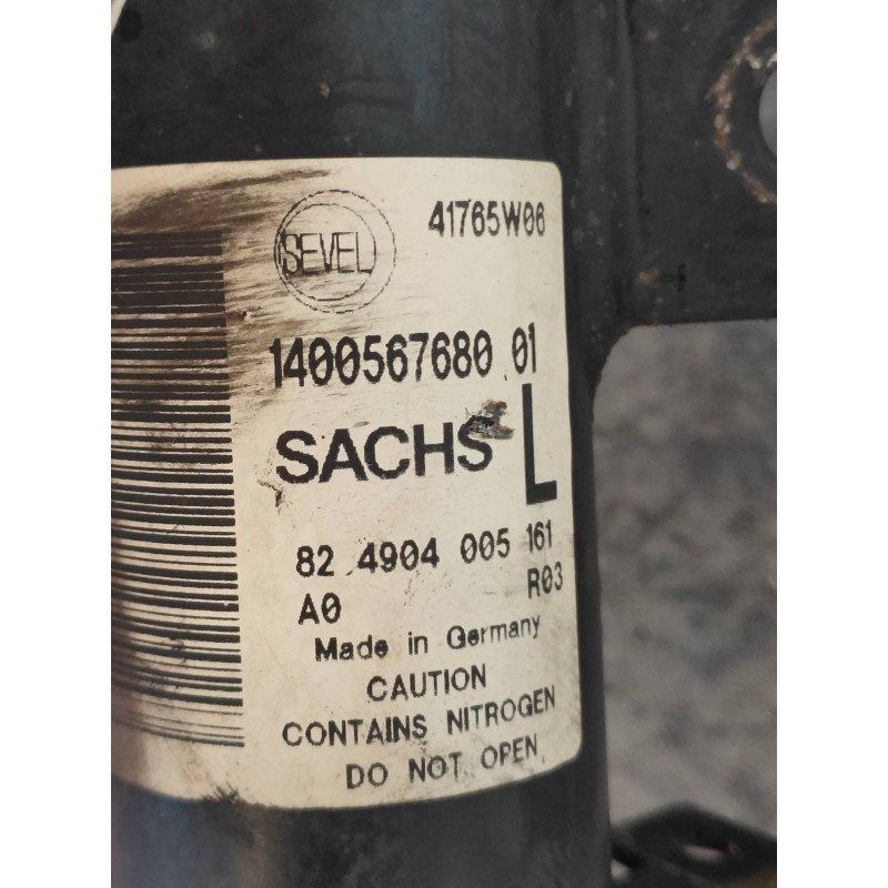 Recambio de amortiguador delantero izquierdo para fiat scudo combi (272) l1h1 120 multijet (5 pl.) referencia OEM IAM 1400567680