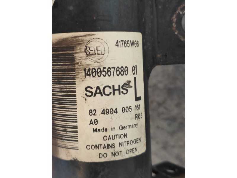 Recambio de amortiguador delantero izquierdo para fiat scudo combi (272) l1h1 120 multijet (5 pl.) referencia OEM IAM 1400567680
