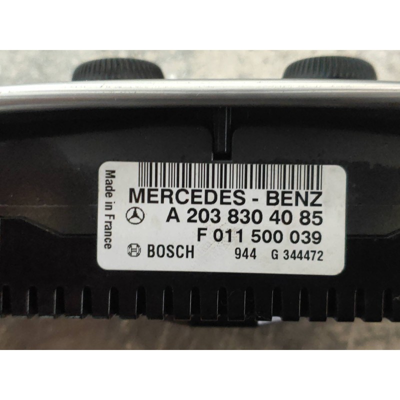 Recambio de mando calefaccion / aire acondicionado para mercedes clase c (w203) sportcoupe c 200 cdi (la) (203.707) referencia O