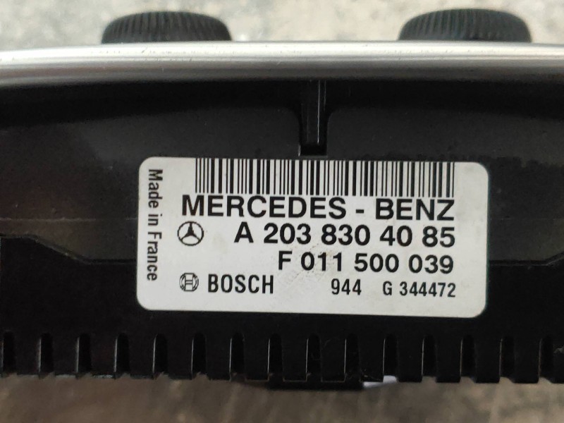 Recambio de mando calefaccion / aire acondicionado para mercedes clase c (w203) sportcoupe c 200 cdi (la) (203.707) referencia O
