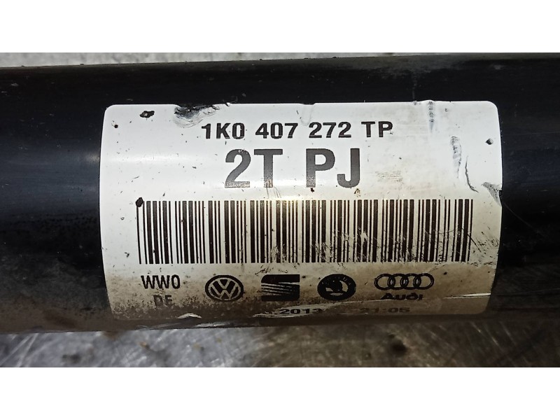 Recambio de transmision delantera derecha para volkswagen scirocco (137) 2.0 tdi (103kw) referencia OEM IAM 1K0407272TP  