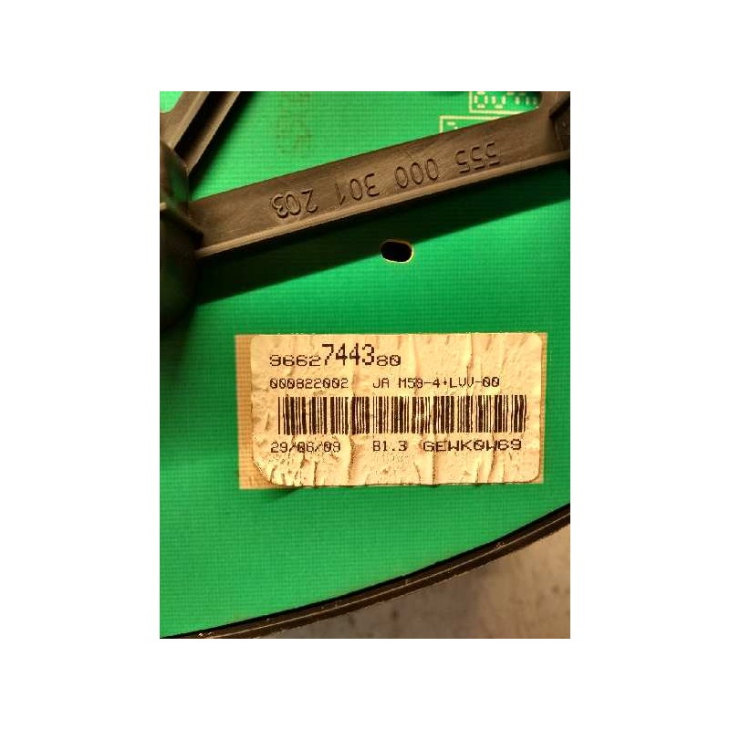 Recambio de cuadro instrumentos para citroen berlingo 1.6 hdi 75 sx familiar referencia OEM IAM 9662744380 000822002 