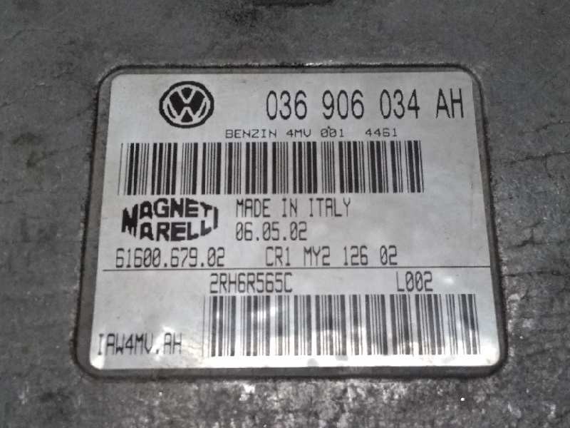 Recambio de centralita motor uce para seat ibiza (6l1) 1.4 16v referencia OEM IAM IAW4MVAH 6160067902 036906034AH