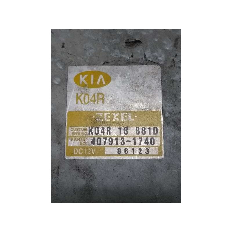Recambio de centralita motor uce para kia sportage td (5-ptas.) referencia OEM IAM K04R18881D 4079131740 