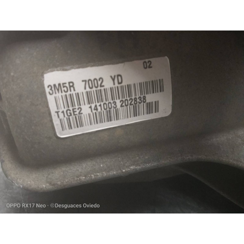 Recambio de caja cambios para ford focus c-max (cap) trend (d) referencia OEM IAM 3M5R7002YD T1GE2 141003 202838