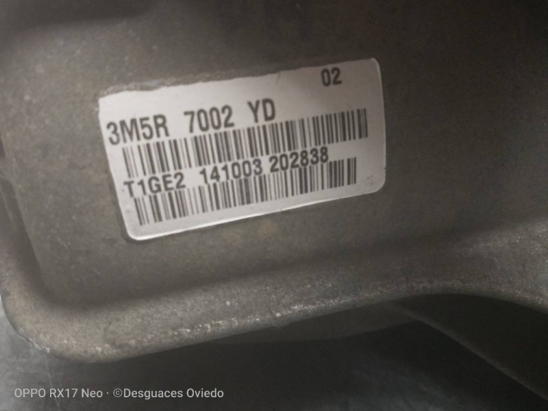 Recambio de caja cambios para ford focus c-max (cap) trend (d) referencia OEM IAM 3M5R7002YD T1GE2 141003 202838
