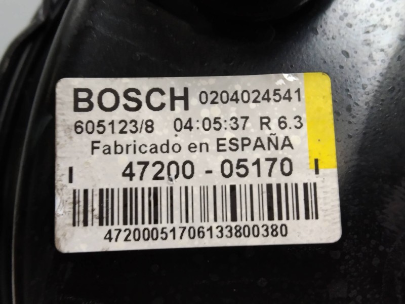 Recambio de servofreno para toyota avensis berlina (t25) 2.2 d-4d cat referencia OEM IAM 4720005170 0204024541 