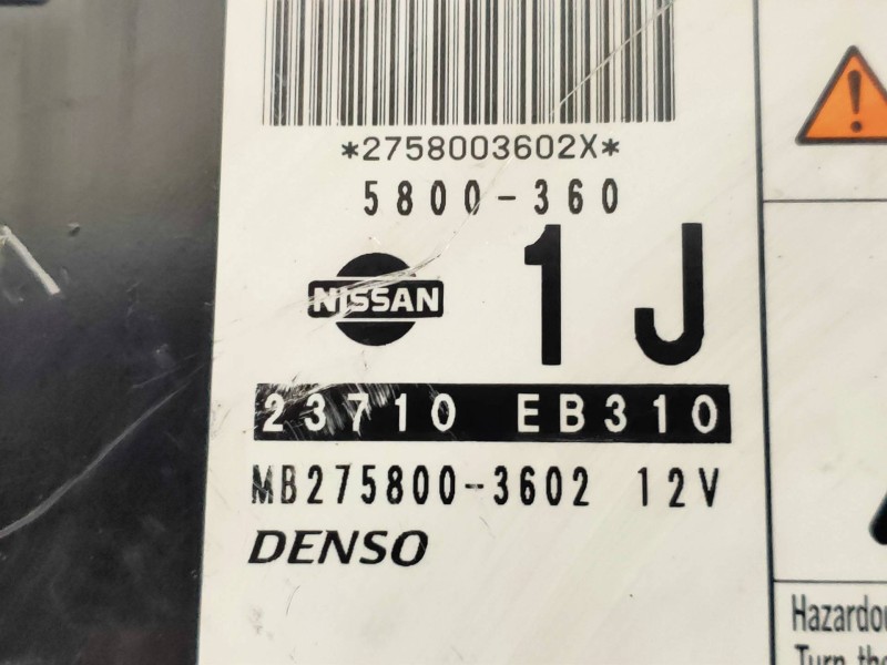 Recambio de centralita motor uce para nissan navara pick-up (d40m) doble cab se 4x4 referencia OEM IAM 23710EB310  DENSO