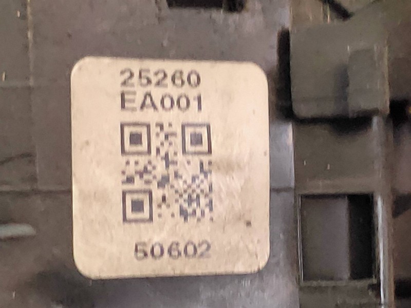 Recambio de mando limpia para nissan navara pick-up (d40m) doble cab se 4x4 referencia OEM IAM 25260EA001  