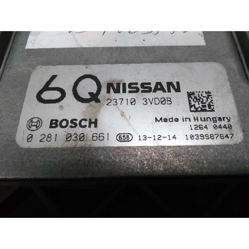 Recambio de centralita motor uce para nissan nv 200 (m20) kombi comfort referencia OEM IAM 0281030661 237103VD0B 6Q