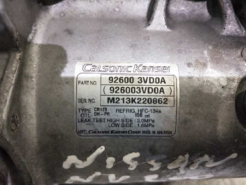 Recambio de compresor aire acondicionado para nissan nv 200 (m20) kombi comfort referencia OEM IAM 926003VD0A CR12S 