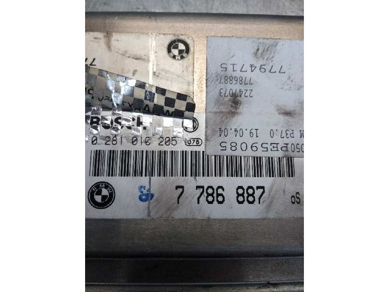 Recambio de centralita motor uce para bmw serie 3 touring (e46) 320d referencia OEM IAM 0281010205 7786887 