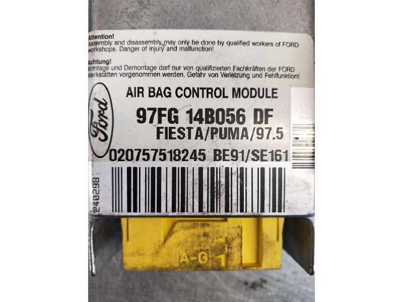 Recambio de centralita airbag para ford puma (cce) 1.7 referencia OEM IAM 97FG14B056DF 020757518245 BE91SE161