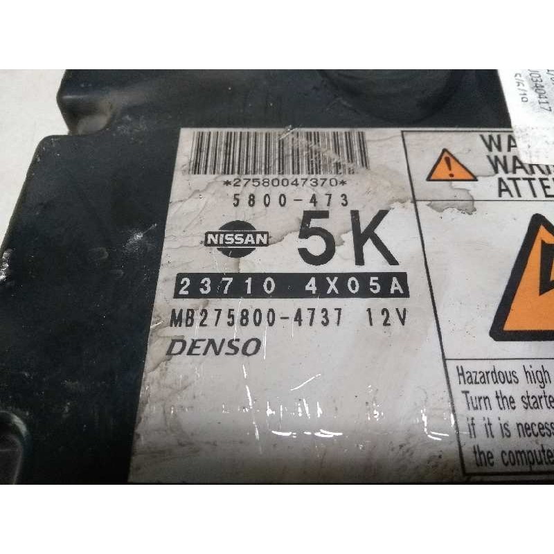 Recambio de centralita motor uce para nissan pathfinder (r51) 2.5 dci xe referencia OEM IAM 237104X05A MB2758004737 5800473 5K