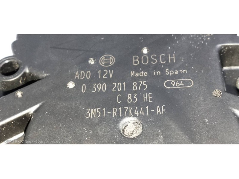Recambio de motor limpia trasero para ford focus lim. (cb4) trend referencia OEM IAM 0390201875 3M51R17K441AF 