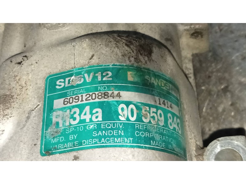 Recambio de compresor aire acondicionado para opel astra g berlina elegance referencia OEM IAM SD6V121414 90559843 