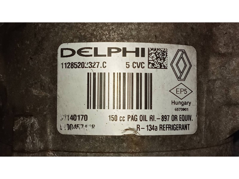 Recambio de compresor aire acondicionado para renault megane ii berlina 3p extreme referencia OEM IAM 01140170 8200457418 