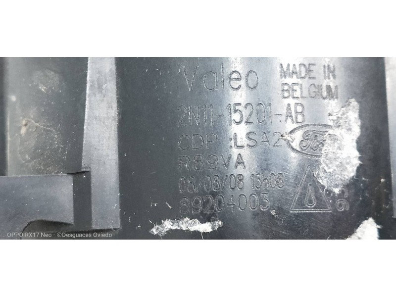 Recambio de faro antiniebla izquierdo para ford focus lim. (cb4) trend referencia OEM IAM 2N1115201AB  