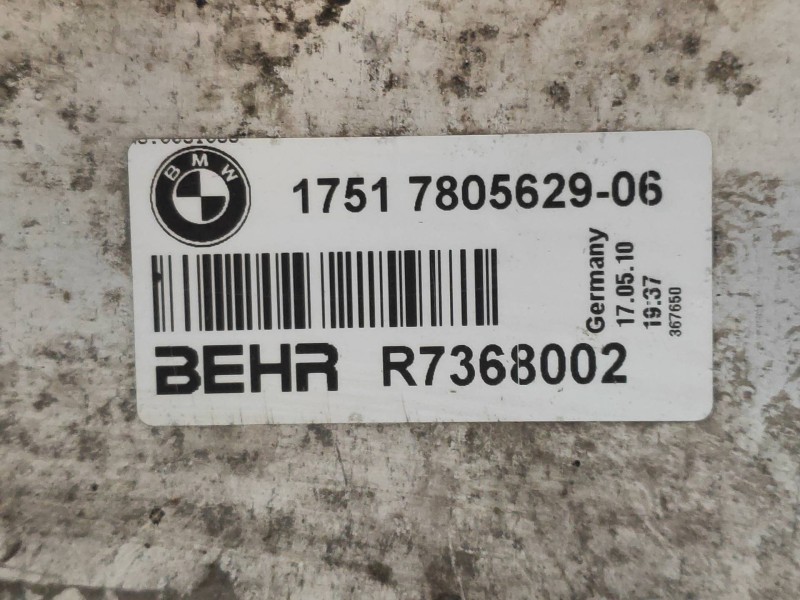 Recambio de intercooler para bmw serie 5 lim. (f10) 525d referencia OEM IAM 17517805629 1751780562906 R7368002