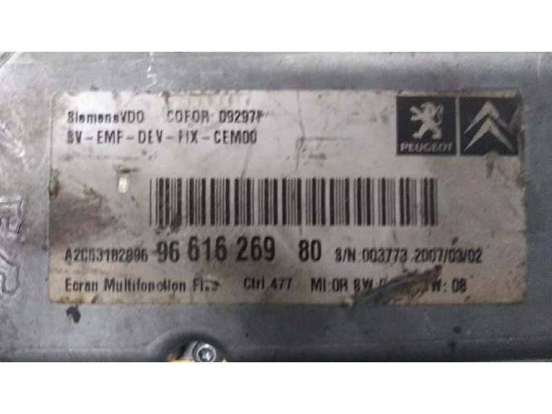 Recambio de pantalla multifuncion para citroen c6 referencia OEM IAM 9661626980 A2C53182896 