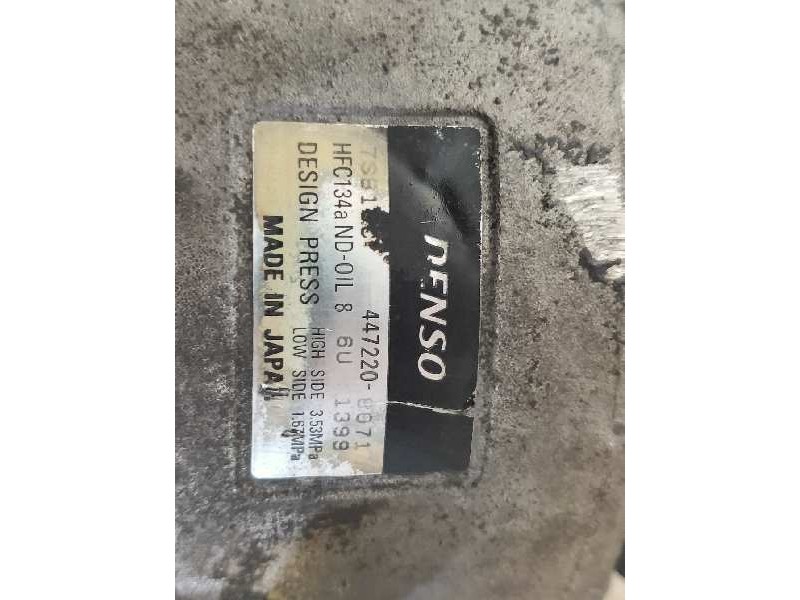 Recambio de compresor aire acondicionado para opel zafira a comfort referencia OEM IAM 4472208071  DENSO