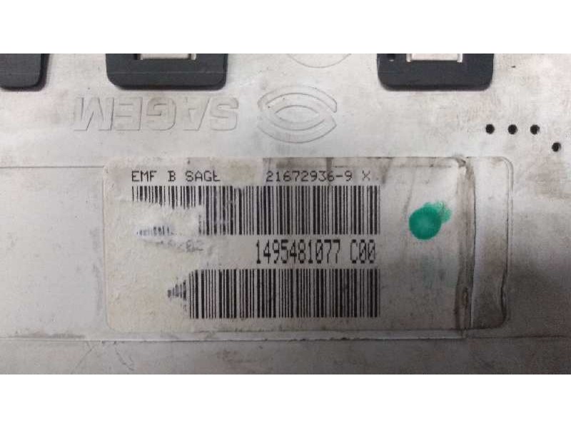 Recambio de pantalla multifuncion para citroen c8 2.0 hdi fap cat referencia OEM IAM 216729369X 1495481077C00 