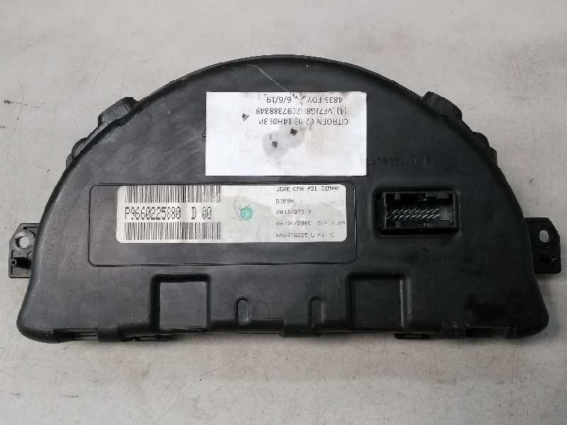 Recambio de cuadro instrumentos para citroen c2 1.4 hdi referencia OEM IAM P9660225880 D00 281149734