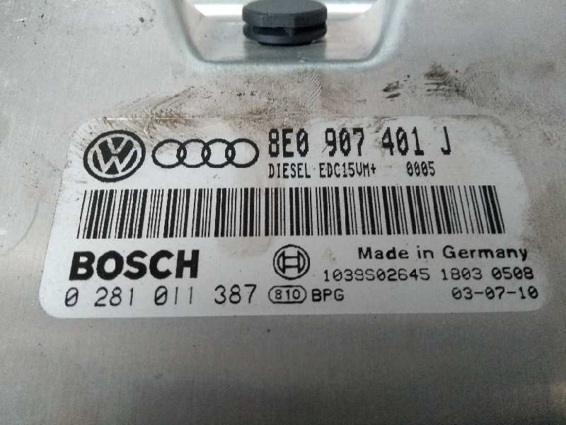 Recambio de centralita motor uce para audi a4 avant (8e) 2.5 tdi quattro (132kw) referencia OEM IAM 0281011387 8E0907401J EDC15V