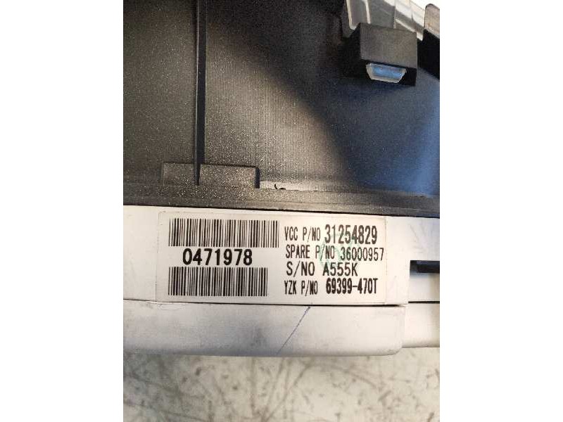 Recambio de cuadro instrumentos para volvo c70 cabriolet d4 momentum referencia OEM IAM 69399470T 31254829 