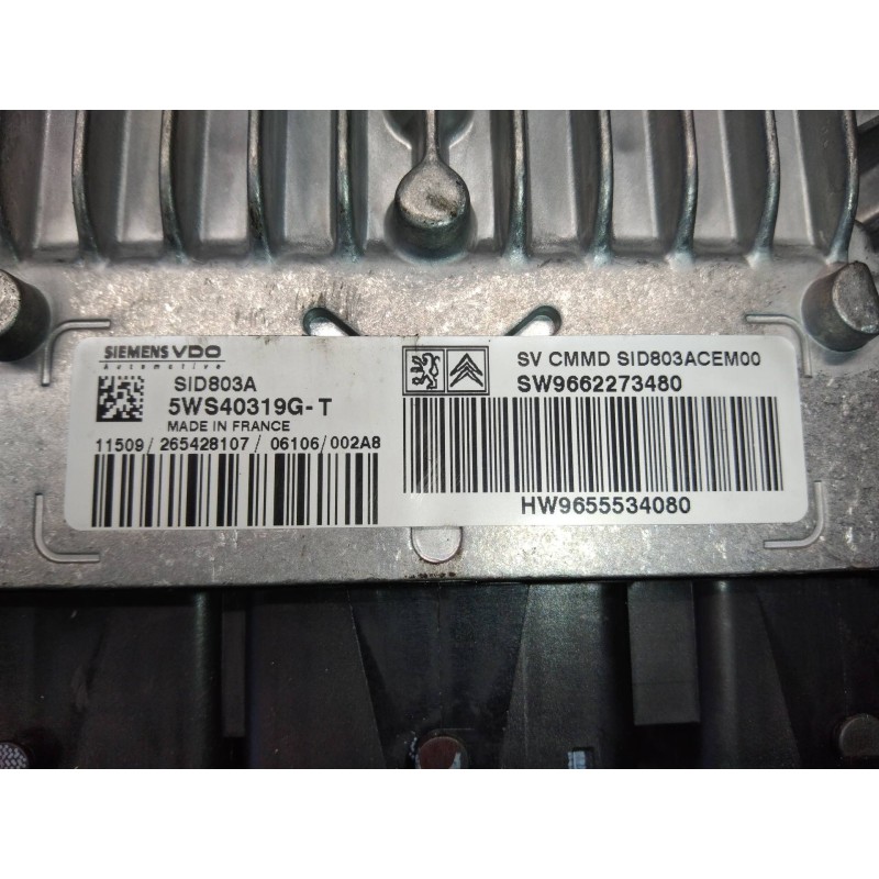 Recambio de centralita motor uce para peugeot 407 sw st sport pack referencia OEM IAM 5WS40319GT SW9662273480 HW9655534080 SID80