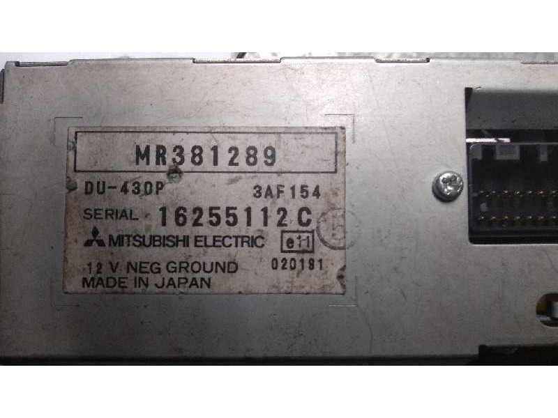 Recambio de pantalla multifuncion para mitsubishi space star (dg0) referencia OEM IAM MR381289 DU430P 3AF154 Recambio de pantalla multifuncion para mitsubishi space star (dg0) referencia OEM IAM MR381289 DU430P 3AF154
