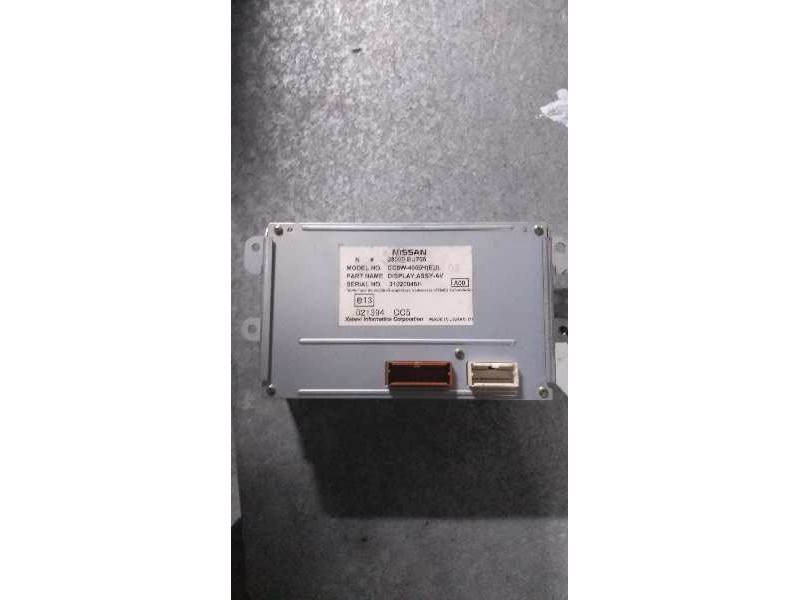 Recambio de pantalla multifuncion para nissan almera tino (v10m) referencia OEM IAM 28090BU705 021394CC5 