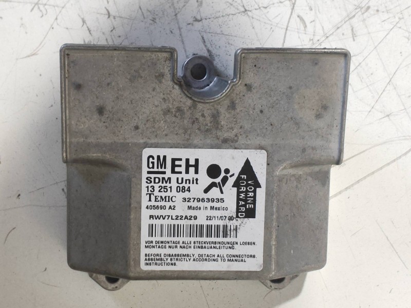 Recambio de kit airbag para opel astra twin top cosmo referencia OEM IAM   