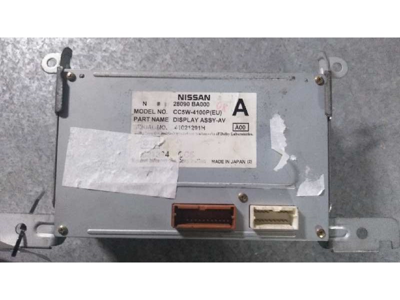 Recambio de pantalla multifuncion para nissan primera trav. (p12) 1.9 16v turbodiesel cat referencia OEM IAM 28090BA000 CC5W4100